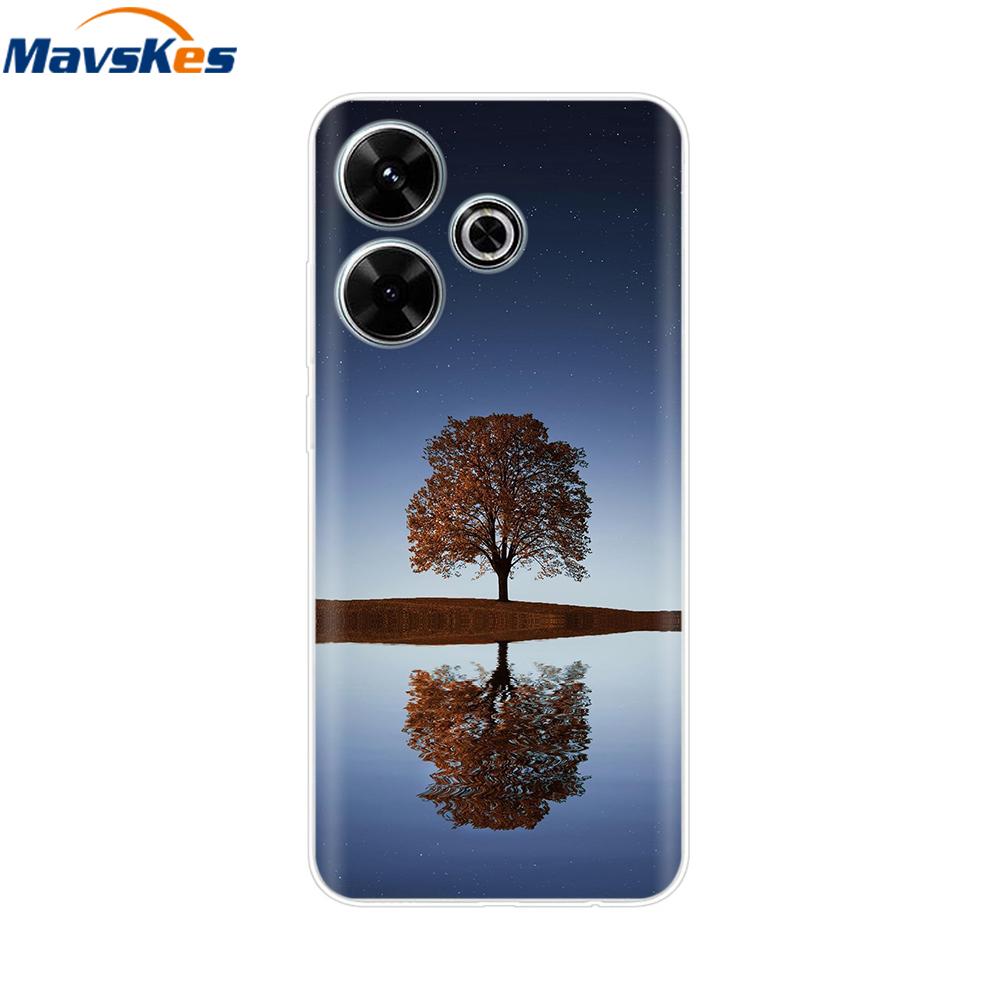Case for Xiaomi Poco M6 4G Capa For Funda de teléfono Redmi 13 4G Back Cover For Etui Xiaomi Redmi 13 PocoM6 4G Phone Coque Para