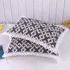 Thickened Pure Cotton Old Coarse Fabric Lace Pillowcase, A Pair of Student and Children's Dormitory Cotton Pillow Covers