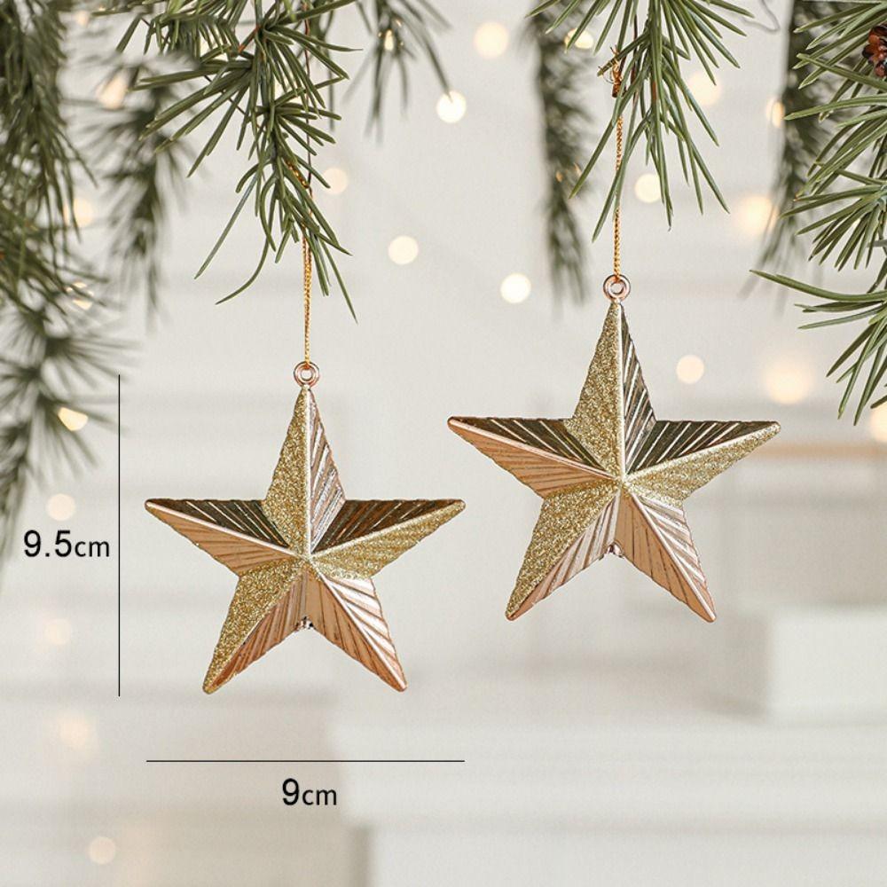 2PCS Red&white Christmas Hanging Decoration Plastic Santa Clause Christmas Tree Ornament Festival Party Supplies Xmas Baubles