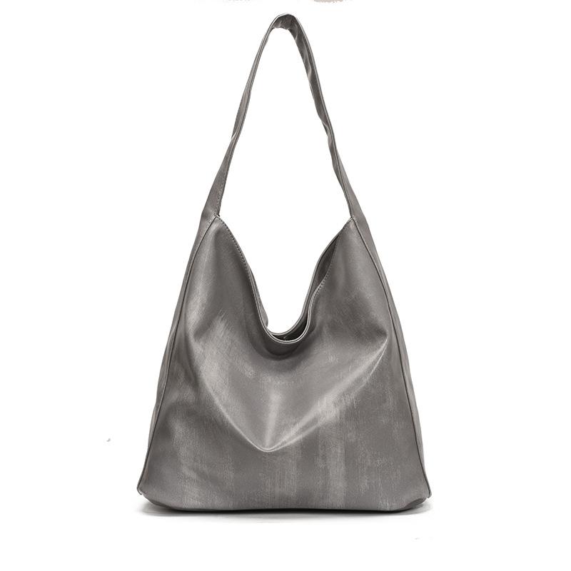 

Вместительная сумка подмышку Женская новая сумка на плечо Универсальная повседневная сумка-мессенджер светло-серый