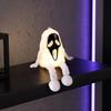 Halloween LED Night Light, Ghost Bat Pumpkin Shape Spooky Decor, Battery Operated Table Lamp for Party