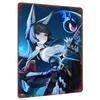 Anime Girl Samurai Metal Wall Art Japanese Manga Character Decorative Iron Painting for Home Room Decoration
