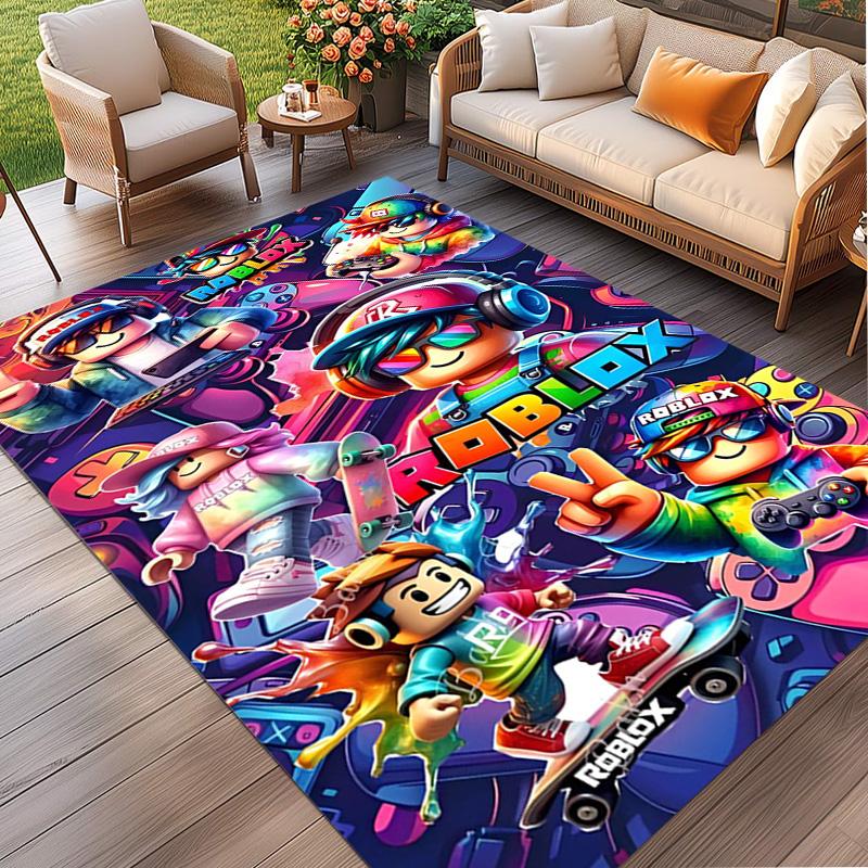 DRAGON BALL Print Rug, Washable Floor Carpet, For Entryway Dorm Laundry Room Office Study, Home Decor Birthday Christmas Gift