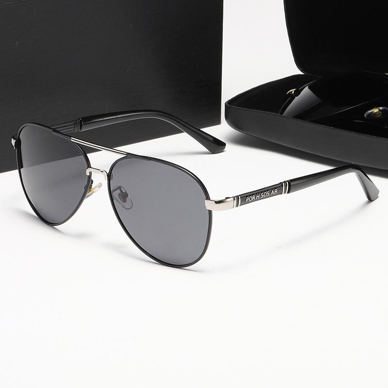 Polarized Sunglasses Men'S Driving Day And Night Fishing Anti-Uv Sunglasses Toads