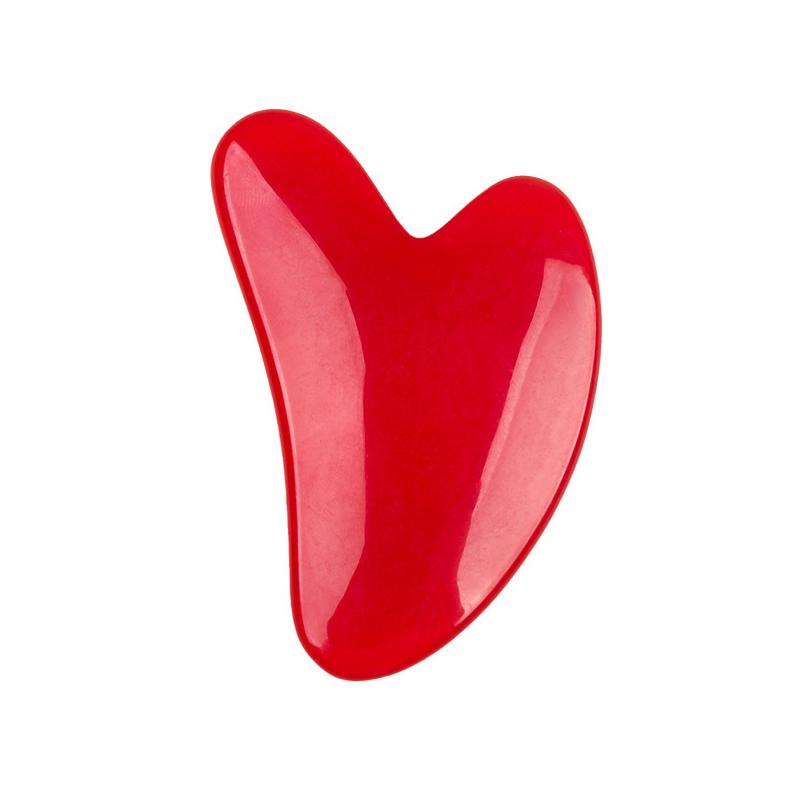 1Pc Resin Gousha Stone Face Roller Gouache Scraper - Facial Gua Sha Tool for Massaging And Skin Care