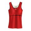 Women Plus Size Thickened Fleece Thermal Warm V Neck Vest With Built In Chest Pad