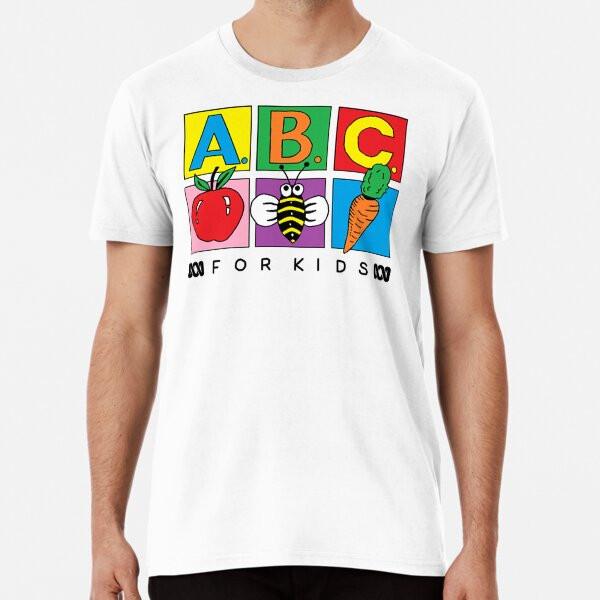 ABC for KidsLogo Premium T-Shirt S To 5XL Made In the AU/USA T-Shirt