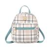 Women's Bag New Trend Fashion Plaid Printing Backpack Multi-functional Small Backpack Women's Oblique Span Bag