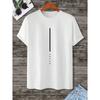 Baumwolle Herren 100% Baumwolle Sommer Loose Fit DREAM Buchstaben bedruckt Slim Fit Casual Sports Rundhals Kurzarm T-Shirt Top