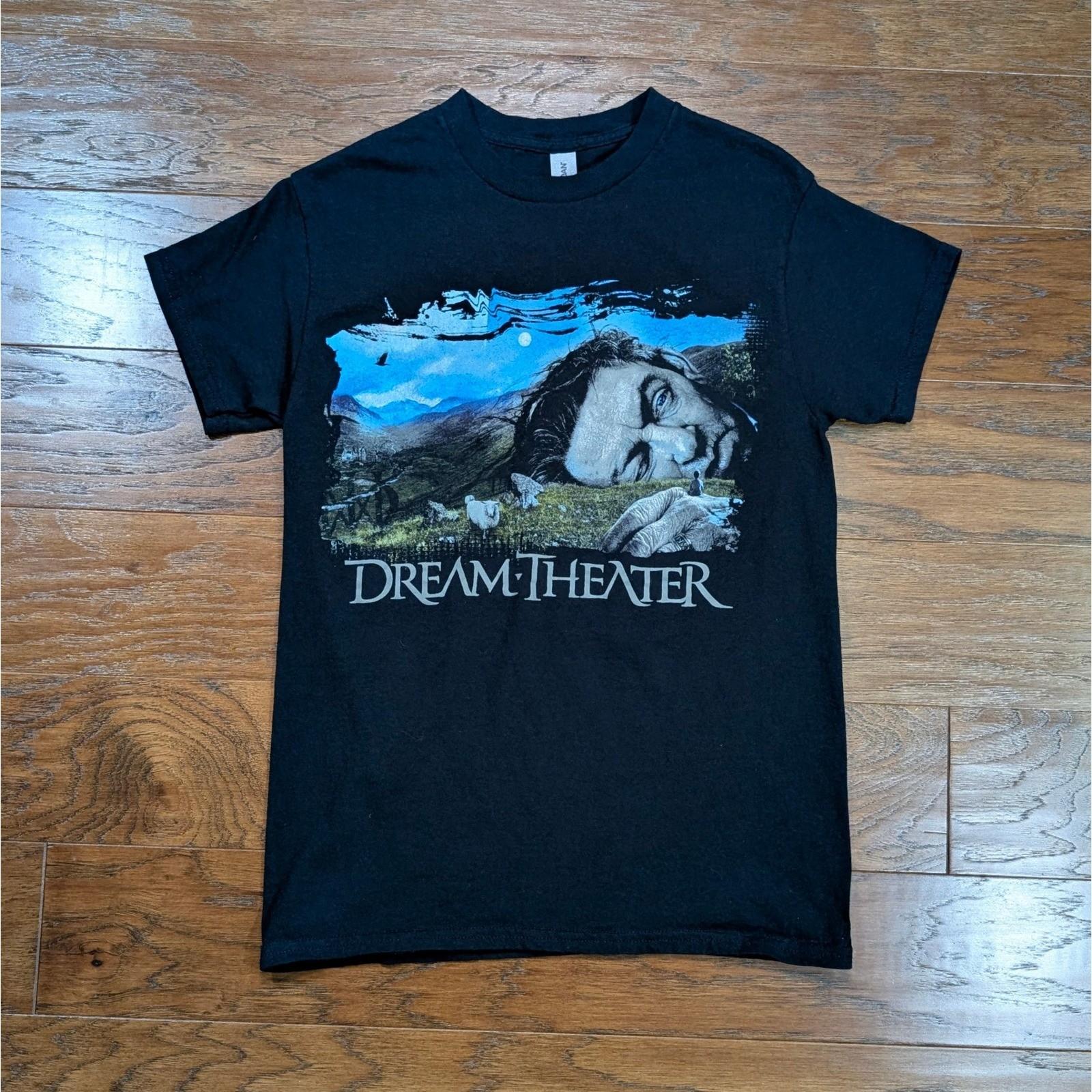 Dream Theater Band Tee Black Unisex Size Small 17x24 Gildan Heavy Cotton XXXXL
