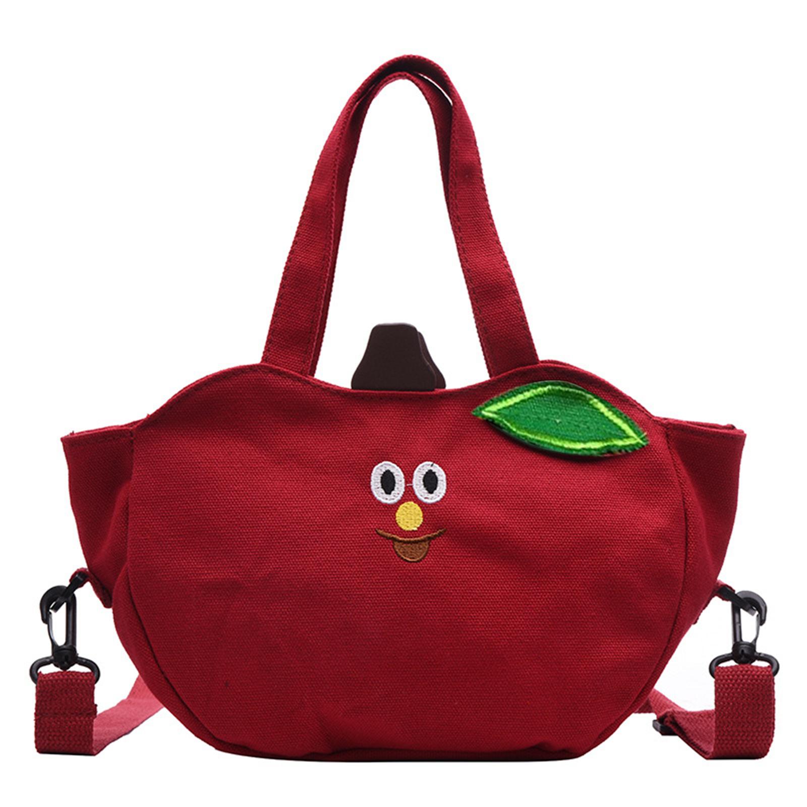 

Женская сумка-мессенджер Banana, женская сумка через плечо, модная сумка через плечо, ручная холщовая сумка, женская сумочка и кошелек красный