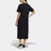 adidas W Fi Tee Dress Casual Sports Round Neck Comfortable Short Sleeve Dress Women Dresses Black GV1848