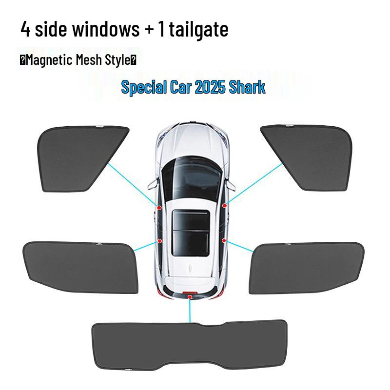 BYD Shark6 25-Jahres Sonnenschutznetz & Wärmeblockierende Vorhänge für Pickups