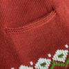 Mokana Women's Fair Isle Hooded Knitted Sweater