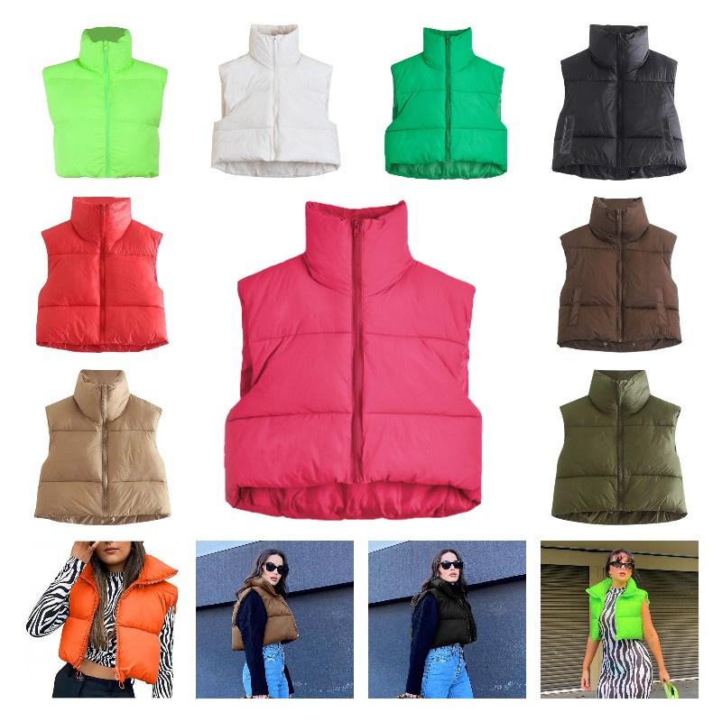 Vest Women Winter Intensification Stand Collar Sleeveless Vest Coat Gift Girls