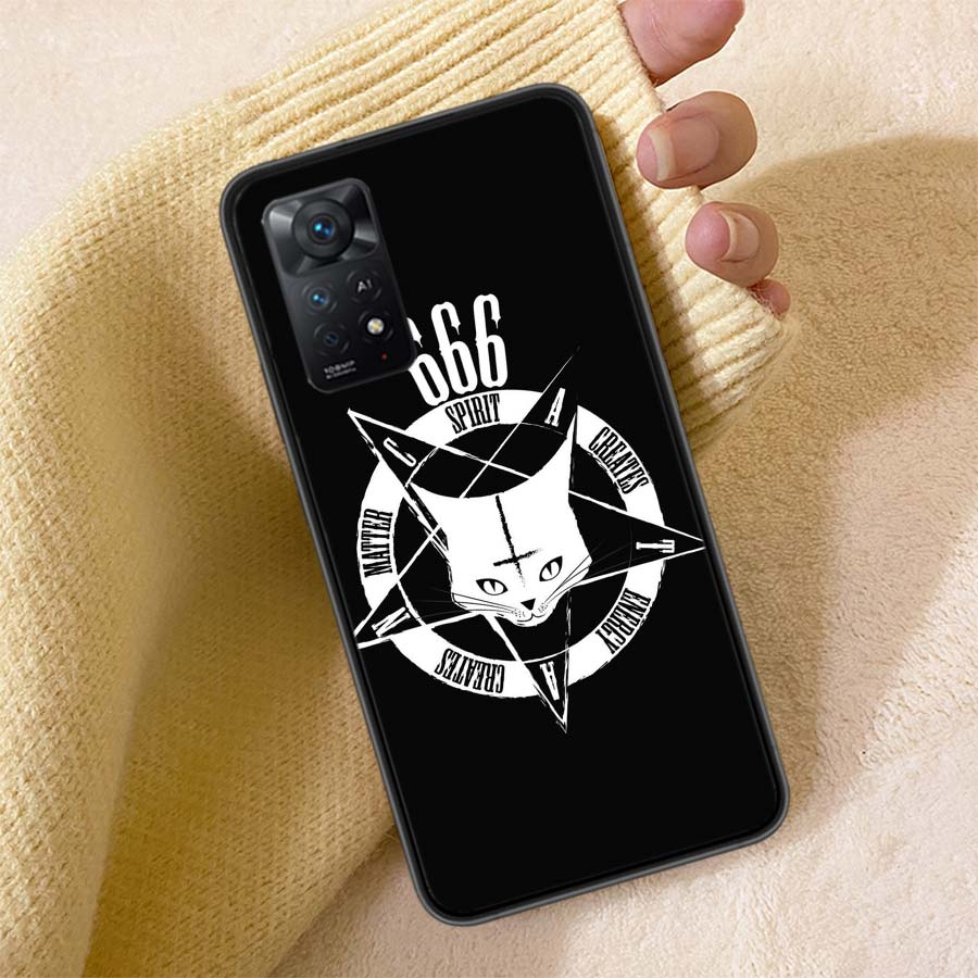 Witch And Cat Custom Phone Case For Redmi 13C 14C Note 14 13 Pro Plus 5G Clear Capa 12 12C 10A 10C 10 9A 9C 9T 9 8 Pro Cover TPU