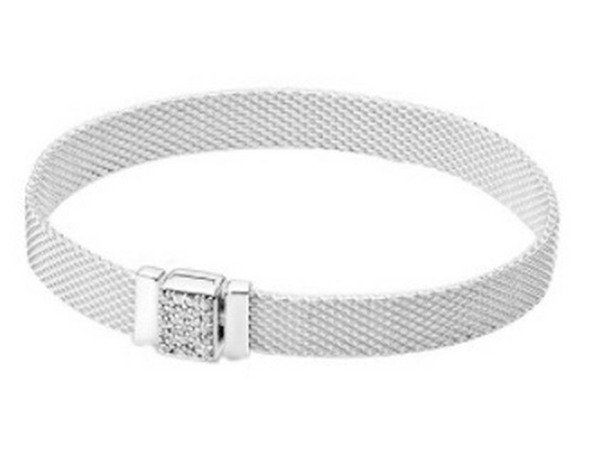 

Pan s Reflexions Series Gold-Tone Multi-Turn White Copper Snake Bracelet