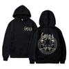 Metallband Gojira Skelett Doppelseitiger Grafikdruck Print Hoodie Herren Herbst Fleece Hoodie Langarm Mode Streetwear