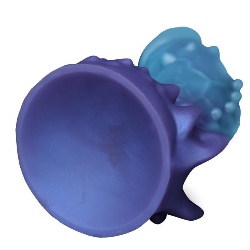 Mixed Color Prick Shaped Penis SM Female Masturbator Alternative Erotic Anal Plug Sexual Product