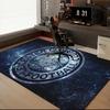Fc Crest Design Printed Office Carpet Chair Cushion  Entryway Rug, Rugs for Living Room, Bedroom Christmas Gifts