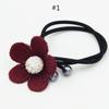2-in-1 Elastic Floral Hair Tie for Winter & Autumn