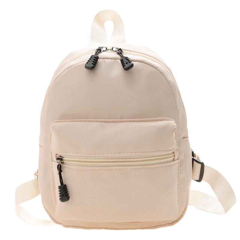 Nylon Backpack Preppy Mini School Bags for Girls Cute Small Travel Women Backpack Waterproof Solid Casual Knapsack Rucksack New