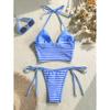 Sexy Striped Print Bikini Sets Swimsuit For Women Swimwear Bathing Suit Summer Beachwear Swimming Suit For Women