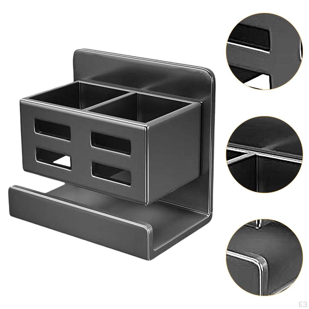 Monterad Förvaring för Tandborstar, Hylla för Tandkräm, Organizer Badrum