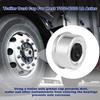 4Pack 2.72'' Trailer Hub Cap Trailer Wheel Bearing Dust Cap With Extra 4 Rubber Plugs Trailer Axle Dust Cap For EZ Lube Trailer Dust Cap 7000 To 8000