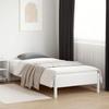 VidaXL Bed Frames, Slat Base On Legs, Single Indoor Bed, Adult Bed, Bedroom Furniture, Modern, 842711