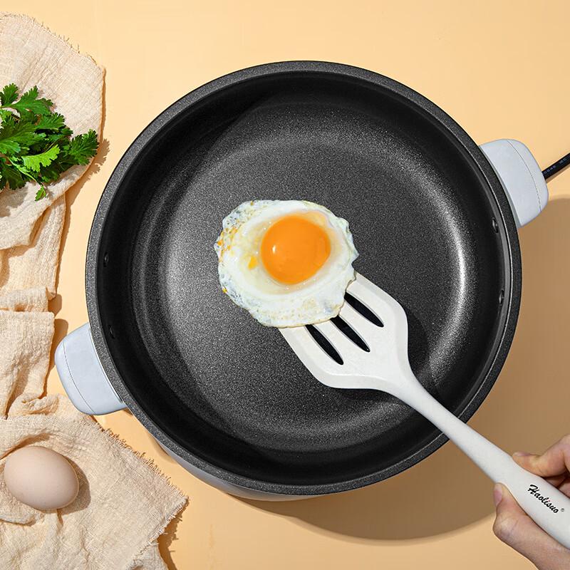 Haoliso Thick Silicone Frying Spatulas 2-Pack