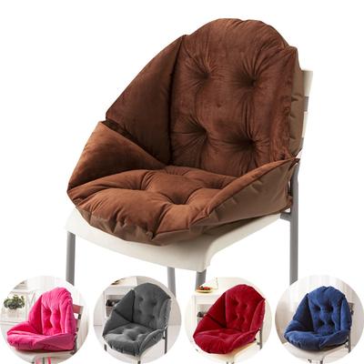 Weiches, verdicktes Plüsch-Stuhlkissen, Sitzpolster, Muschel-Design, Lendenrückenstützkissen, Kissen für Zuhause, Auto, Büro, Computer