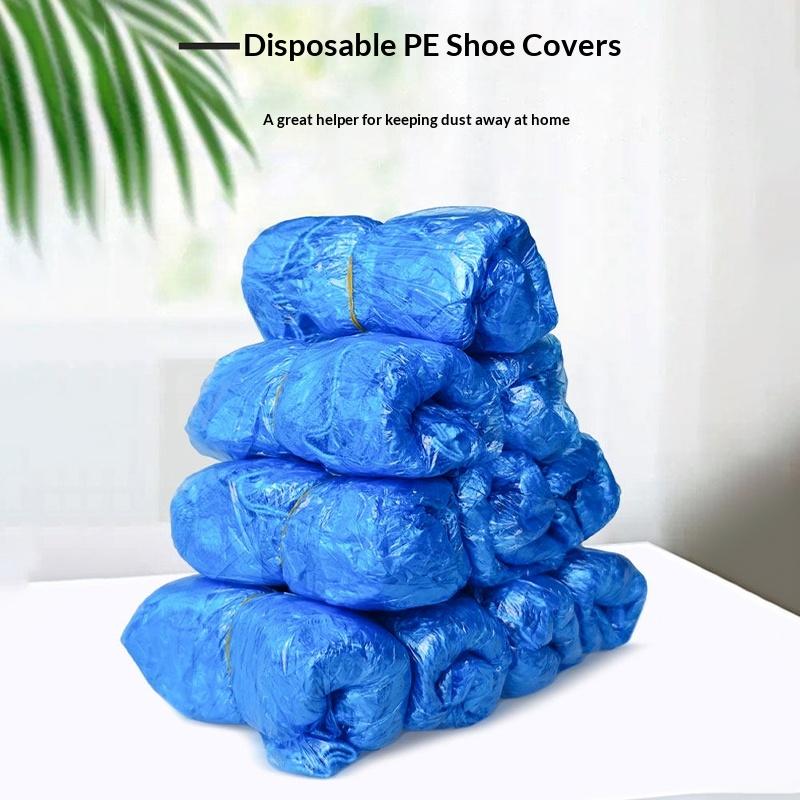 Disposable Shoe Covers Waterproof Wear-Resistant And Non-Slip 100 Pieces Per Pack
