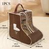 1pc/3pcs Portable Shoes Storage Bags Cover Long Riding Rain Boots Dustproof Organizer Waterproof Travel Zipper Pouch Accessories