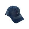 Stylish Lettered Denim Baseball Cap For Women And Men Adjustable Spring Summer Wear