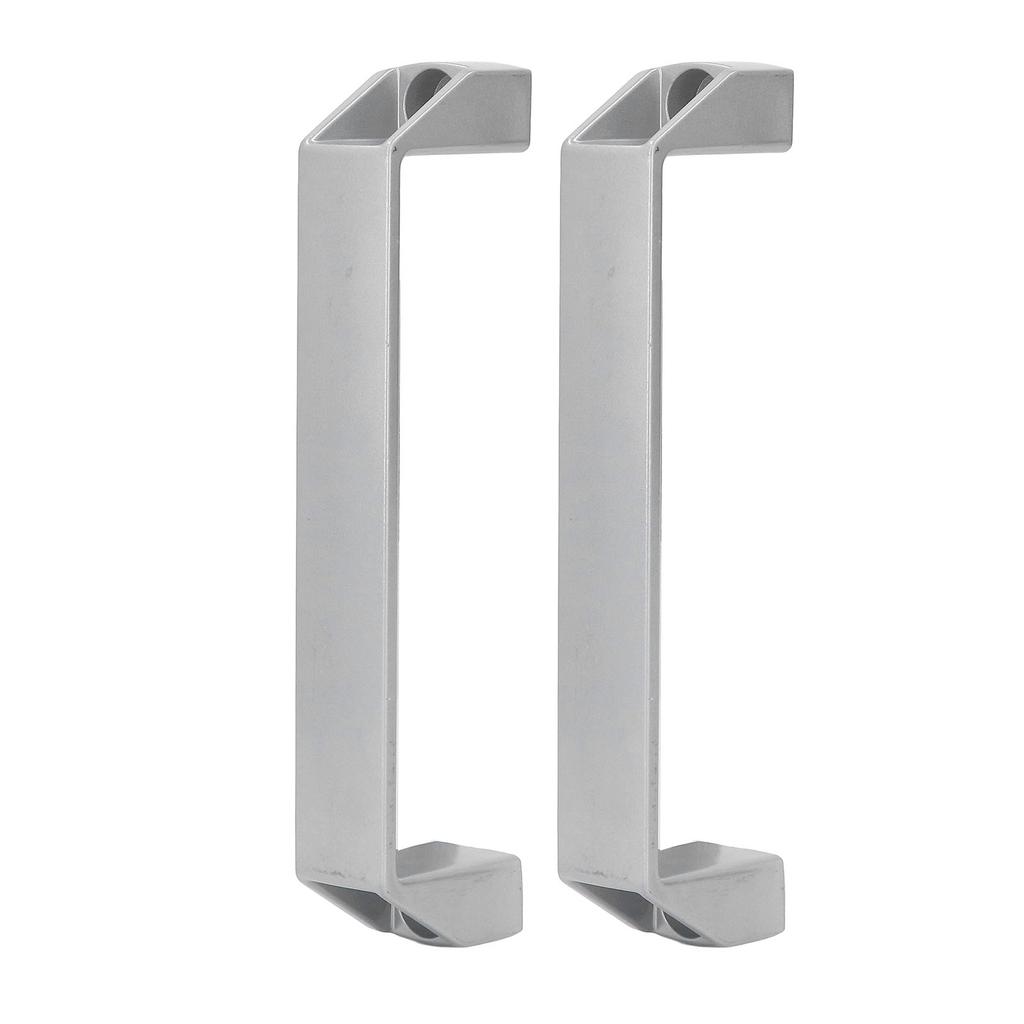 2 Pcs Door Handle Pull 180mm Hole Spacing Aluminum Alloy High Strength Cabinet Pull Modern Gate Handle Silver