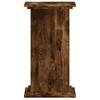 Plant Stand Smoked Oak 33 X 33 X 60 Cm Wood Based Material