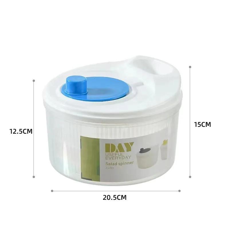 Vegetable Dehydrator Home Salad Dish Large Kitchen Tool Drain Basket Manual Vegetable Dehydrators YLE44