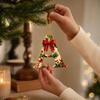 2D Flat Acrylic Christmas Letter Ornaments 26 Piece Set for Holiday Hanging Decor