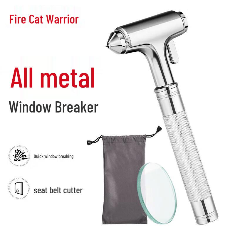 Flame Warrior Multifunctional Car Safety Hammer