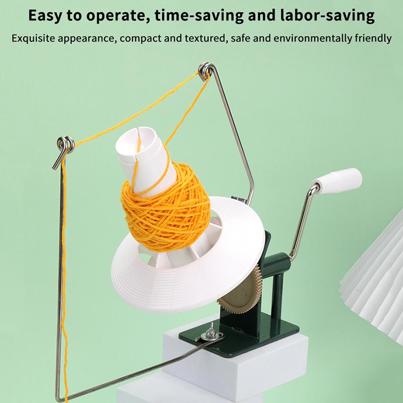 Hånddrevet Garnvinde Fiber Ull Snor Nøste Trådvinde Maskin For DIY Sy Hekling Laging Håndverktøy