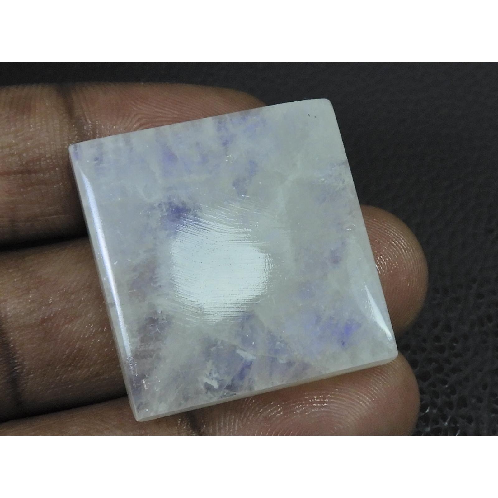 

30X30X09MM Natural Rainbow Moonstone Octagon Cabochon Loose Gemstone 100Cts. C-1605