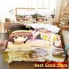 3D Anime Toji No Miko Kanami Etou Bedding Set Printed Bed Set With Pillowcase Duvet Cover Soft Queen King Size Bedclothes Home