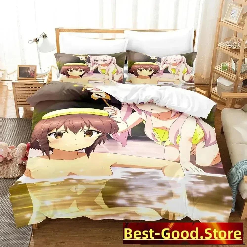 3D Anime Toji No Miko Kanami Etou Bedding Set Printed Bed Set With Pillowcase Duvet Cover Soft Queen King Size Bedclothes Home