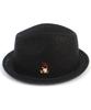 Yunibeosyeolkemiseuteuli Punk Simple Black Summer Fedora