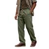 Herren Baumwolle Leinen Hose Herren Freizeit Modische Baumwolle Leinen Hose