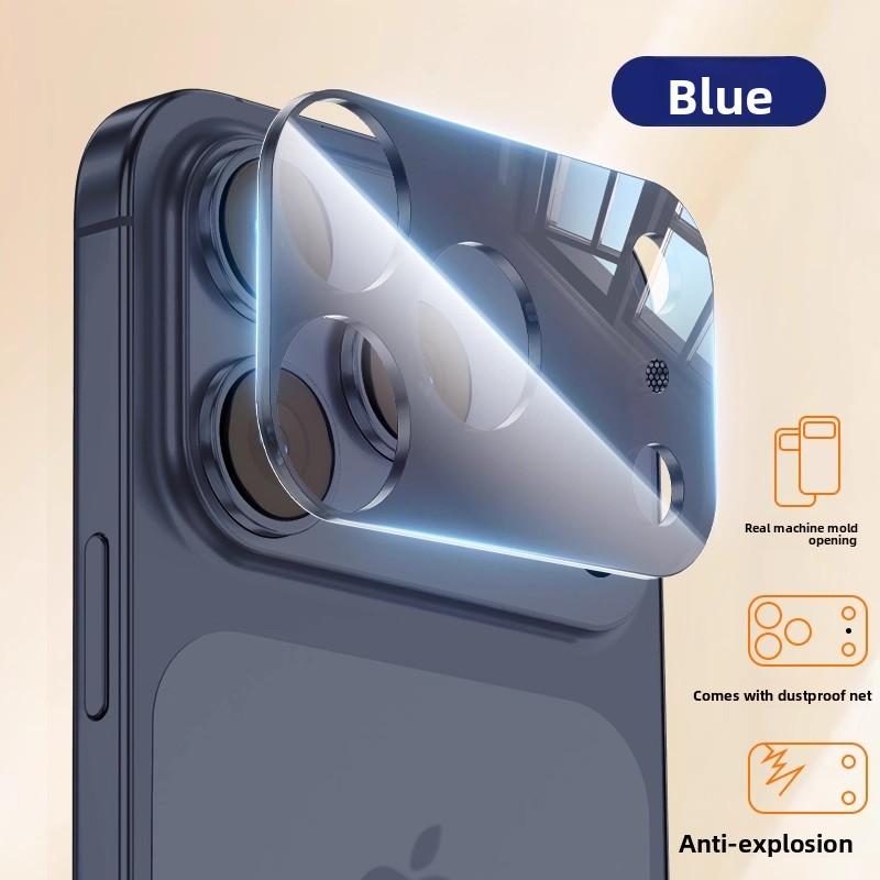 360° All -Round Real Machine Color Camera Lens Anti-reflection Glass Protector Film For IPhone17 Pro Max Rear Protect Cap