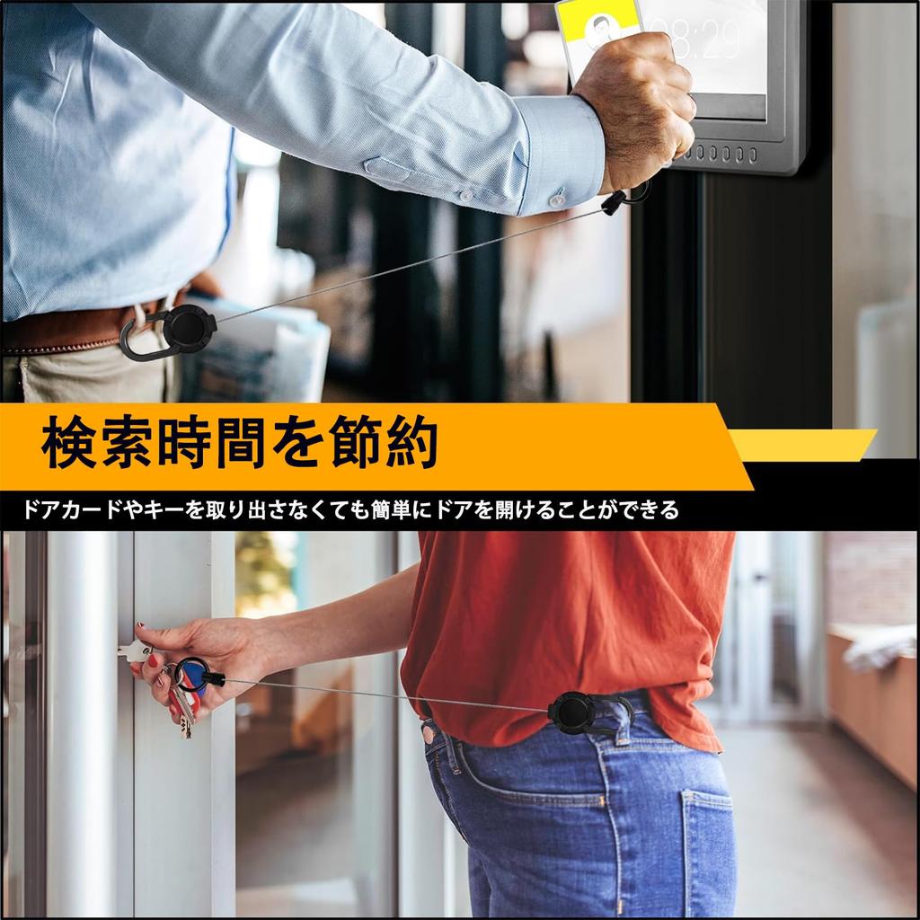 AUTAKI Reel Metal Metal for Hanging Up to 1000g of Key Reel with Powerful Stretchable Perfect for Outdoor and Fishing Keychain, Heavy-Duty Wire,