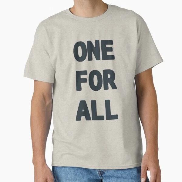 One For All Classic Tshirt Made In Usaaus Tshirt S2xl S
