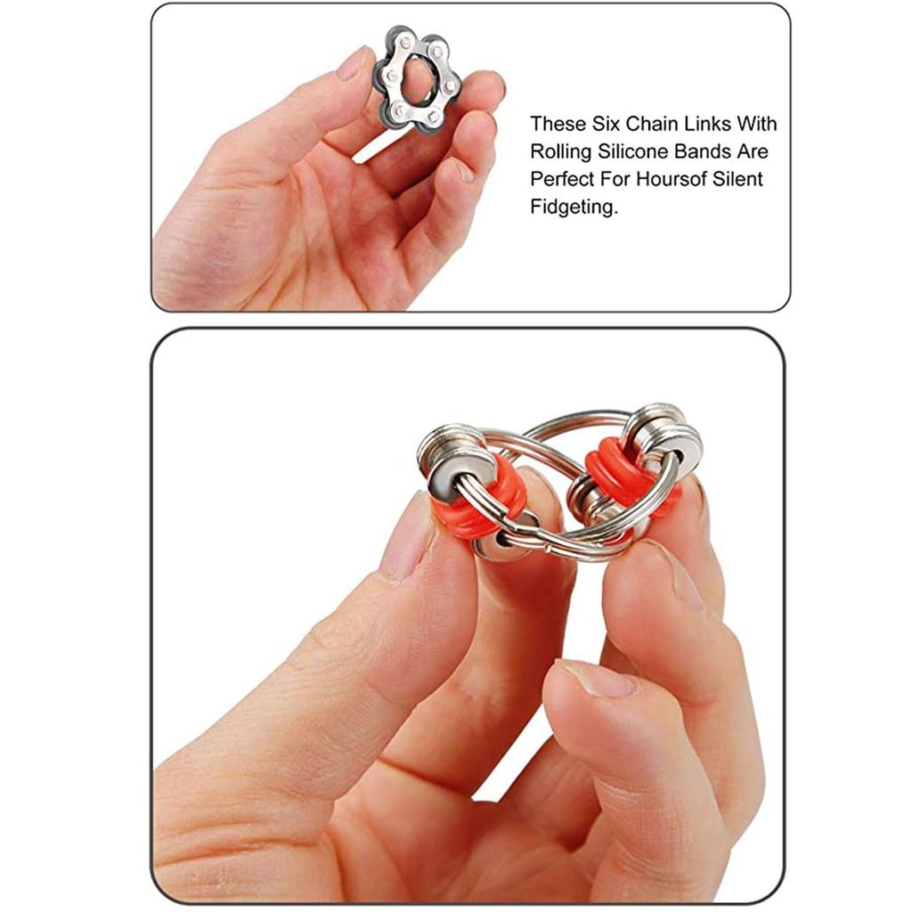 Toy Relieves Stress Reducer ADHD Anxiety, and with Keychain